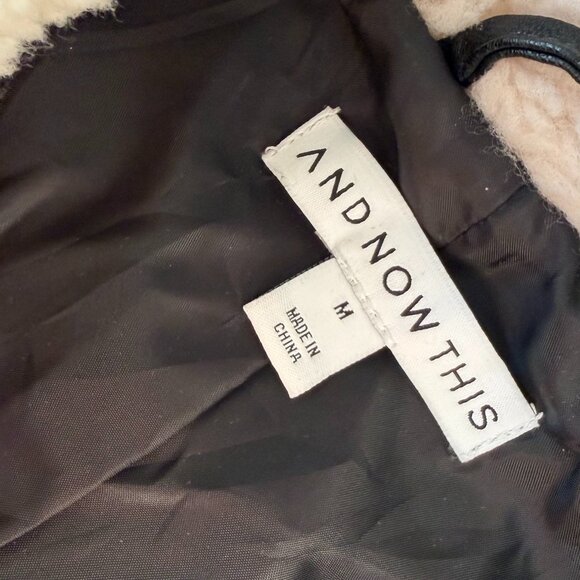 And Now This Leather Jacket Size M - Picture 2 of 2